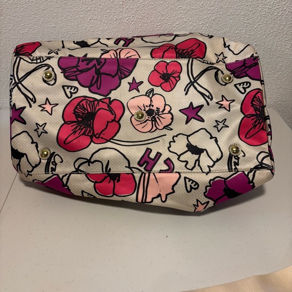 Coach Vintage Kyra Poppy Floral Weekender Travel Bag - Picture 5 of 8